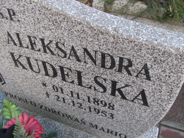 Aleksandra Kudelska 1898 Jedlina Zdrój - Grobonet - Wyszukiwarka osób pochowanych
