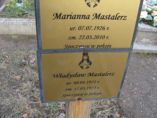 Grób Marianna Mastalerz