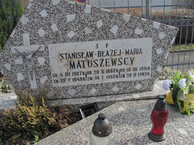 Stanisław Matuszewski 1907 Jedlina Zdrój - Grobonet - Wyszukiwarka osób pochowanych