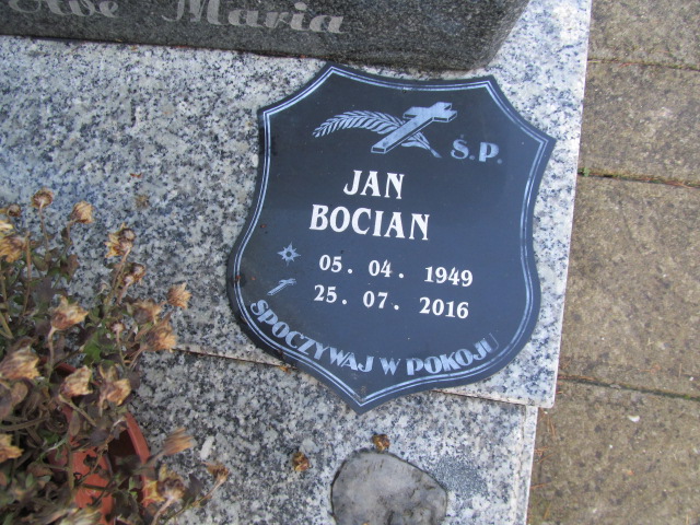 Jan             URNA Bocian 1949 Jedlina Zdrój - Grobonet - Wyszukiwarka osób pochowanych