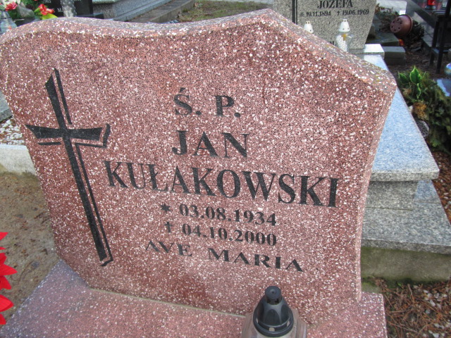 Jan Kułakowski 1934 Jedlina Zdrój - Grobonet - Wyszukiwarka osób pochowanych