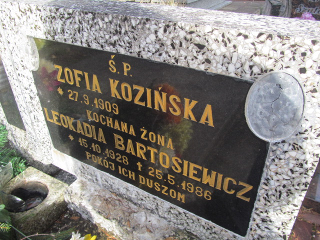 Leokadia Bartosiewicz 1928 Jedlina Zdrój - Grobonet - Wyszukiwarka osób pochowanych