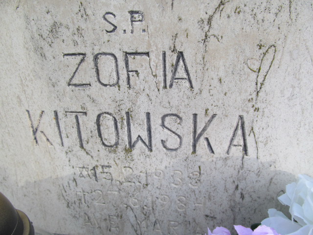 Grób Zofia Kowalska