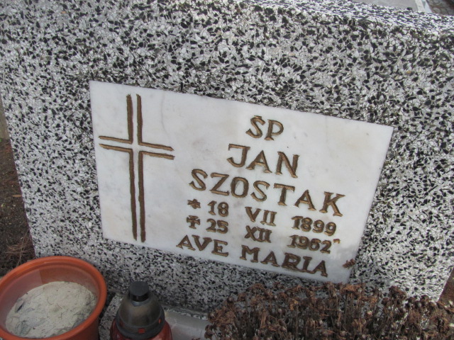 Jan Szostak 1922 Jedlina Zdrój - Grobonet - Wyszukiwarka osób pochowanych