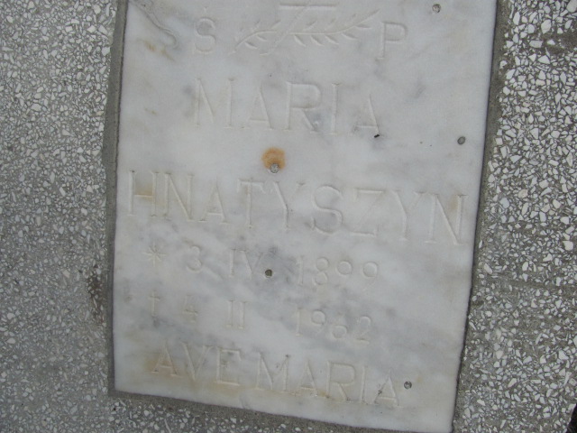 Maria Hnatyszyn 1899 Jedlina Zdrój - Grobonet - Wyszukiwarka osób pochowanych