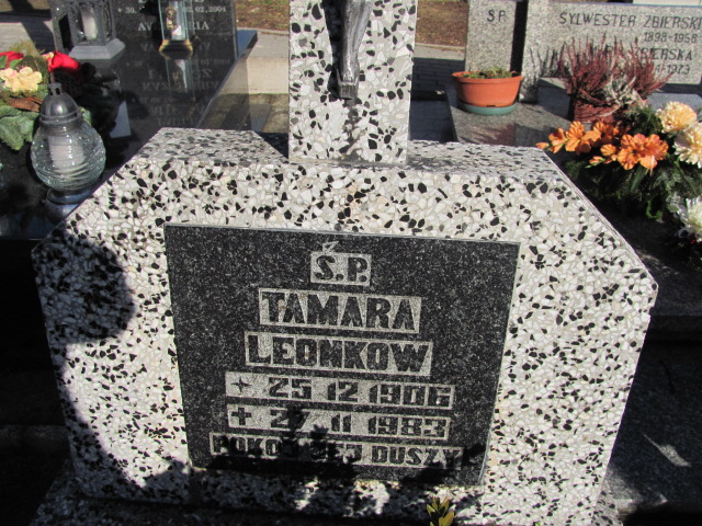 Tamara Leonkow 1906 Jedlina Zdrój - Grobonet - Wyszukiwarka osób pochowanych