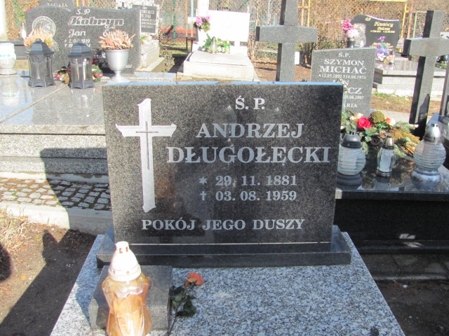 Andrzej Długołęcki 1881 Jedlina Zdrój - Grobonet - Wyszukiwarka osób pochowanych