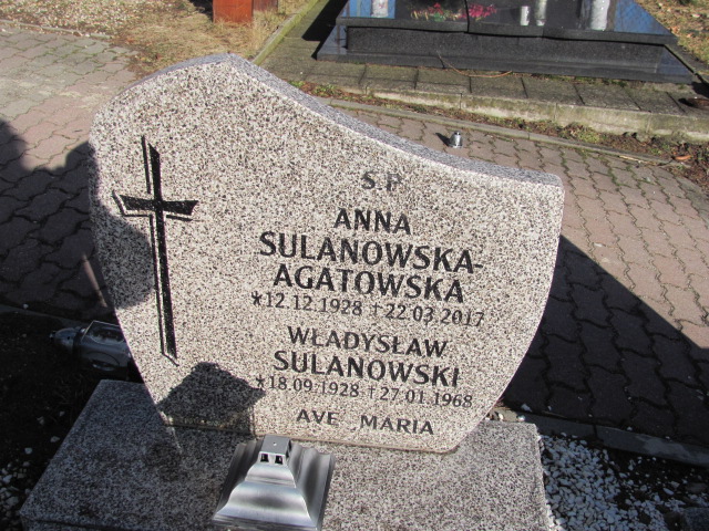 Grób Anna Sulanowska-Agatowska