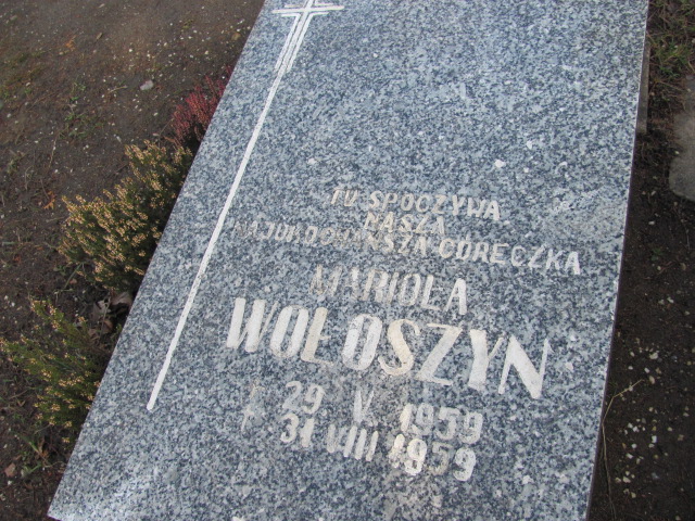 Mariola Wołoszyn 1959 Jedlina Zdrój - Grobonet - Wyszukiwarka osób pochowanych