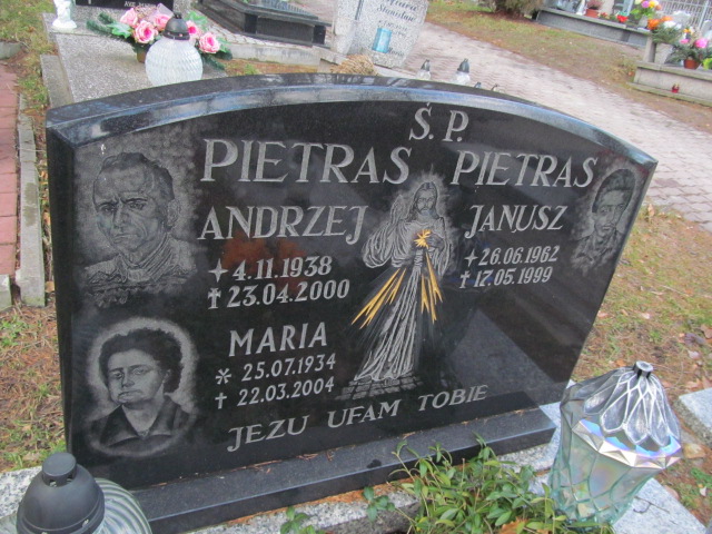 Grób Maria Pietras