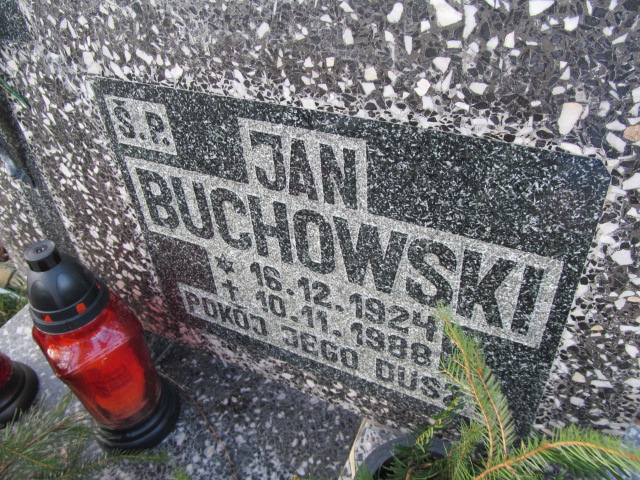 Jan Buchowski 1924 Jedlina Zdrój - Grobonet - Wyszukiwarka osób pochowanych