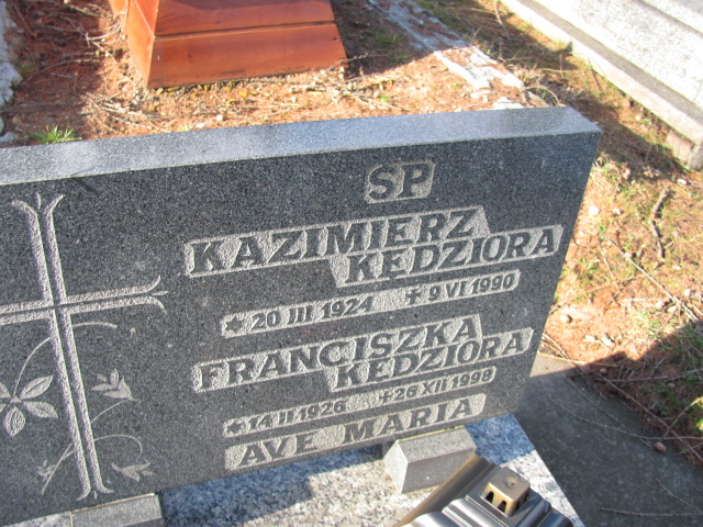 Franciszka Kędziora 1926 Jedlina Zdrój - Grobonet - Wyszukiwarka osób pochowanych