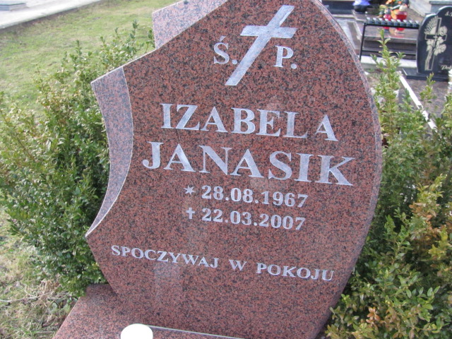 Grób Izabela Janasik