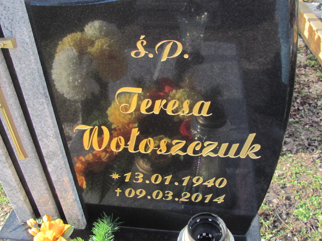 Teresa Wołoszczuk 1940 Jedlina Zdrój - Grobonet - Wyszukiwarka osób pochowanych