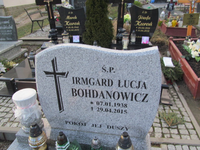 Irmgard Bohdanowicz 1938 Jedlina Zdrój - Grobonet - Wyszukiwarka osób pochowanych